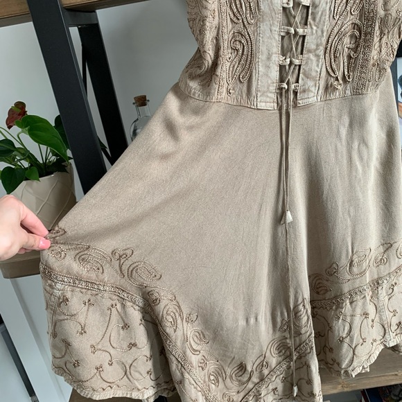 NWT Boho Sleeveless Summer Dress - Picture 4 of 5